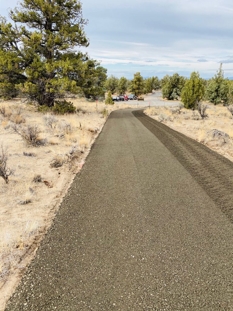 Finished gravel road