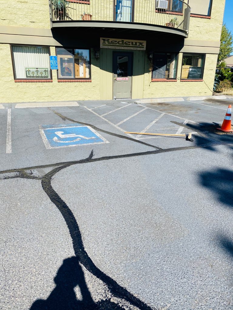 Redeux Parking Lot Before